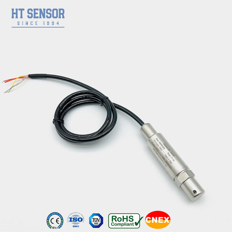 316L Stainless Steel IP68 Waterproof Liquid Level Transmitter with 4-20mA Output Pressure Transducer