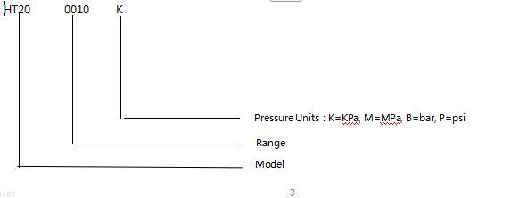 Ht20 Mini Differential Pressure Sensor Cell for Liquid Test