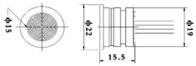 70KPa~70MPa 실리콘 압력 센서 피에조레시스티브 압력 센서 2