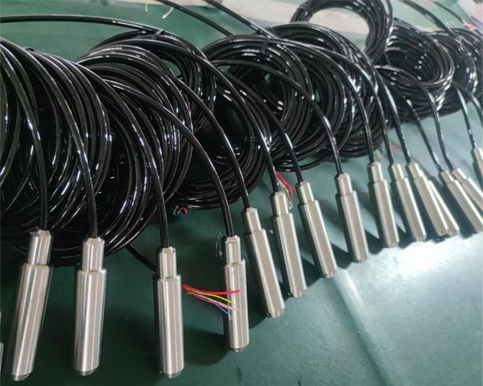PE/PU/PTFE 케이블 옵션 사용 가능한 다양한 테스트 환경에 대한 액체 레벨 송신기 센서 6