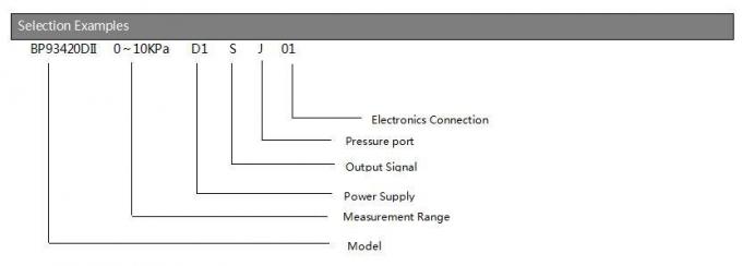 BP93420DII pipe differential pressure sensor