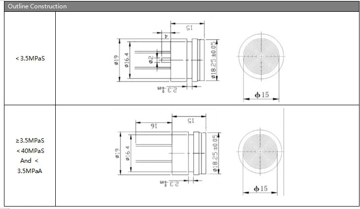 레벨 센서 I2C 출력 실리콘 압력 센서 제조업체 2